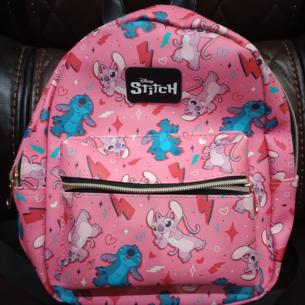 Disney Stitch Pink Character Mini Backpack